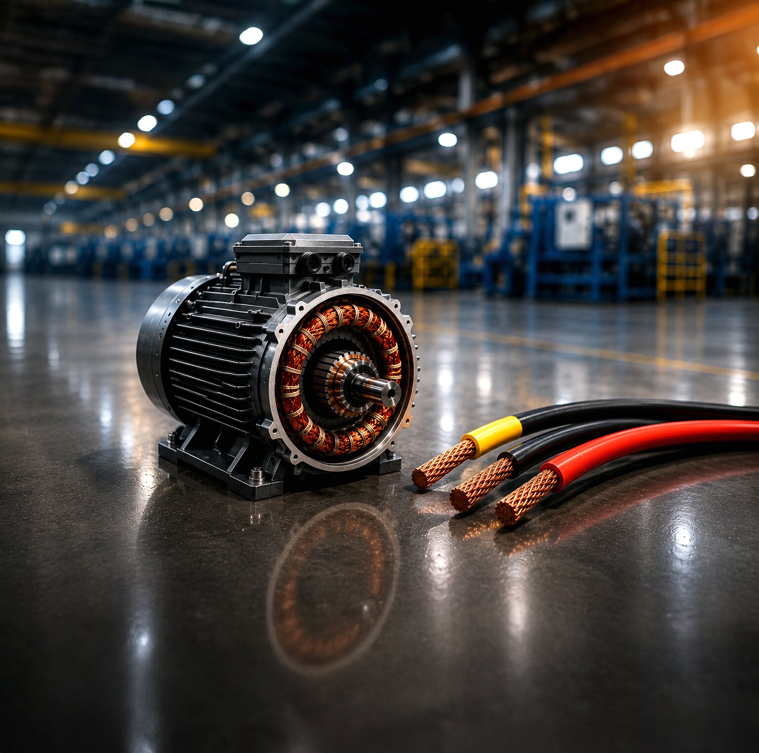 UL Compliant Motor Lead Wire Engineered for 150°C Varnish Processing
